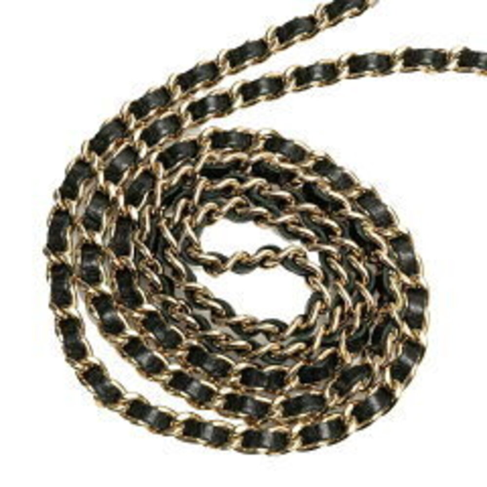 Chanel Matelasse Coco Mark Chain Shoulder Bag Black Lambskin Faux Pearls - Picture 5 of 8